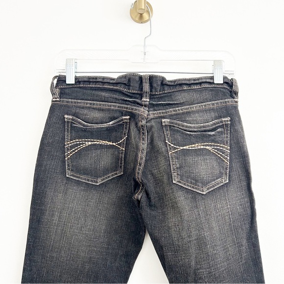 NEW Deadstock Old Navy Y2K Black Ultra Low Rise Bootcut Jeans Vtg Size 2 short - Picture 9 of 12